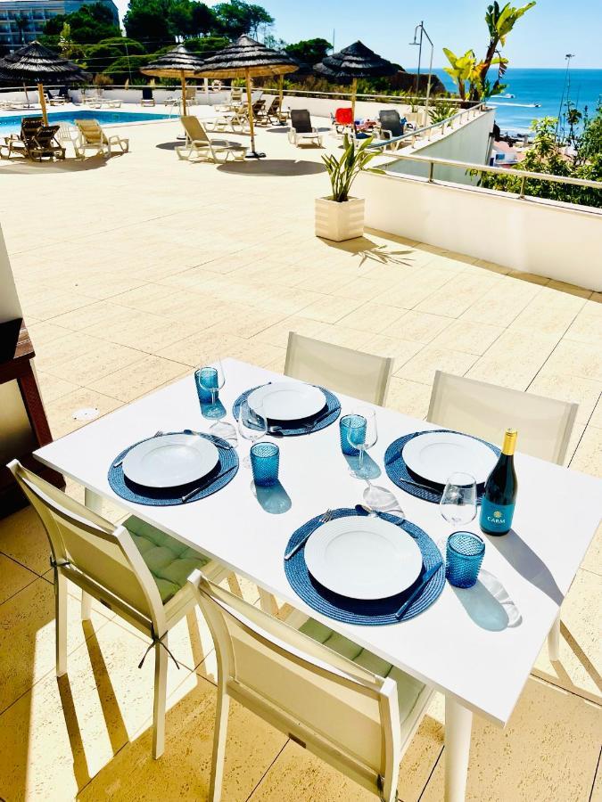 On The Beach Stunning Apartment Albufeira Olhos De Agua Exterior photo
