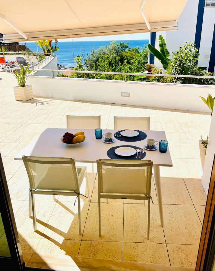 On The Beach Stunning Apartment Albufeira Olhos De Agua Exterior photo